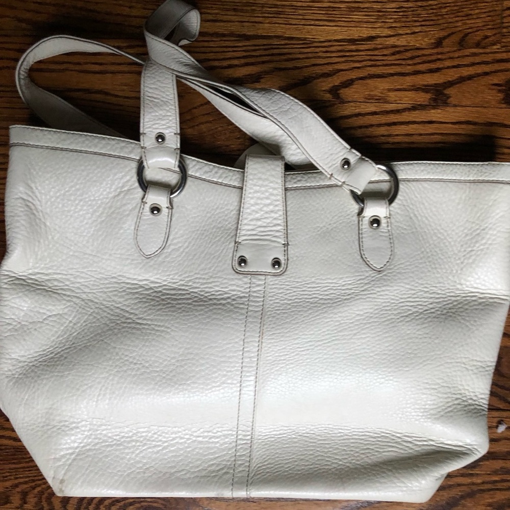 Banana Republic large leather tote